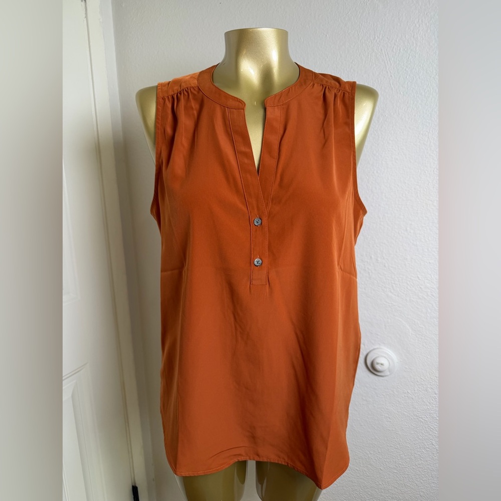 J. Crew Mandarin Sleeveless Top XS